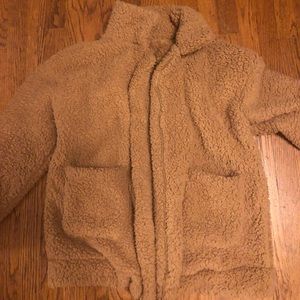 Tan teddy jacket